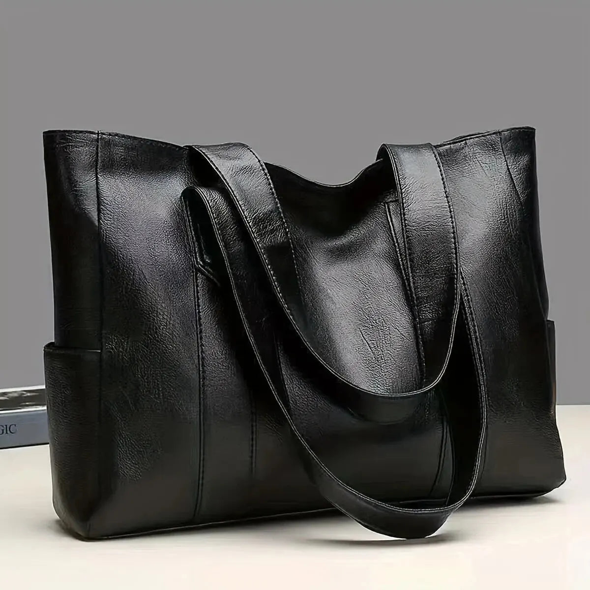 Anna's Vintage Vegan Leather Tote