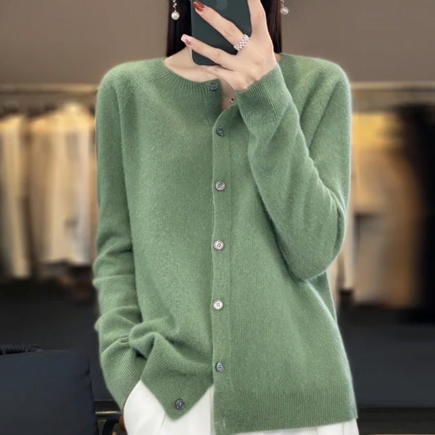 Leonie™ | Women's Merino Wool Cardigan