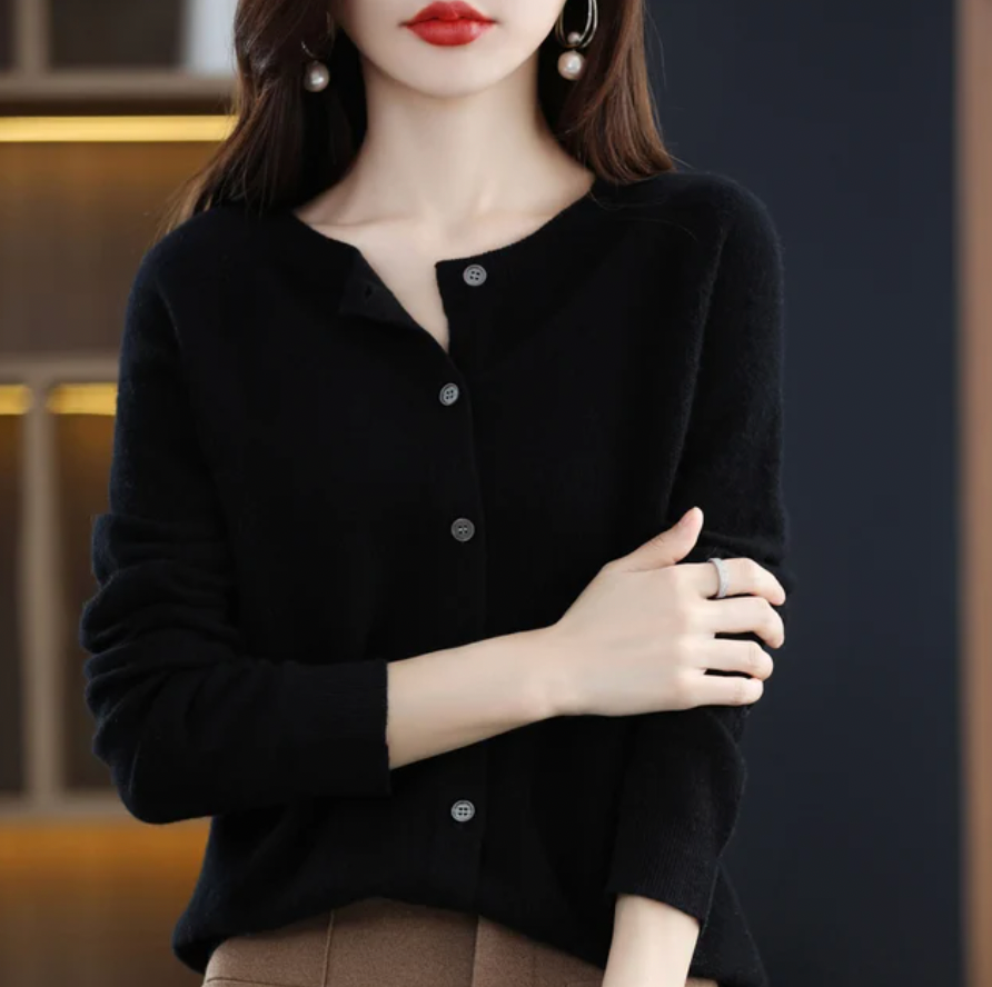 Leonie™ | Women's Merino Wool Cardigan