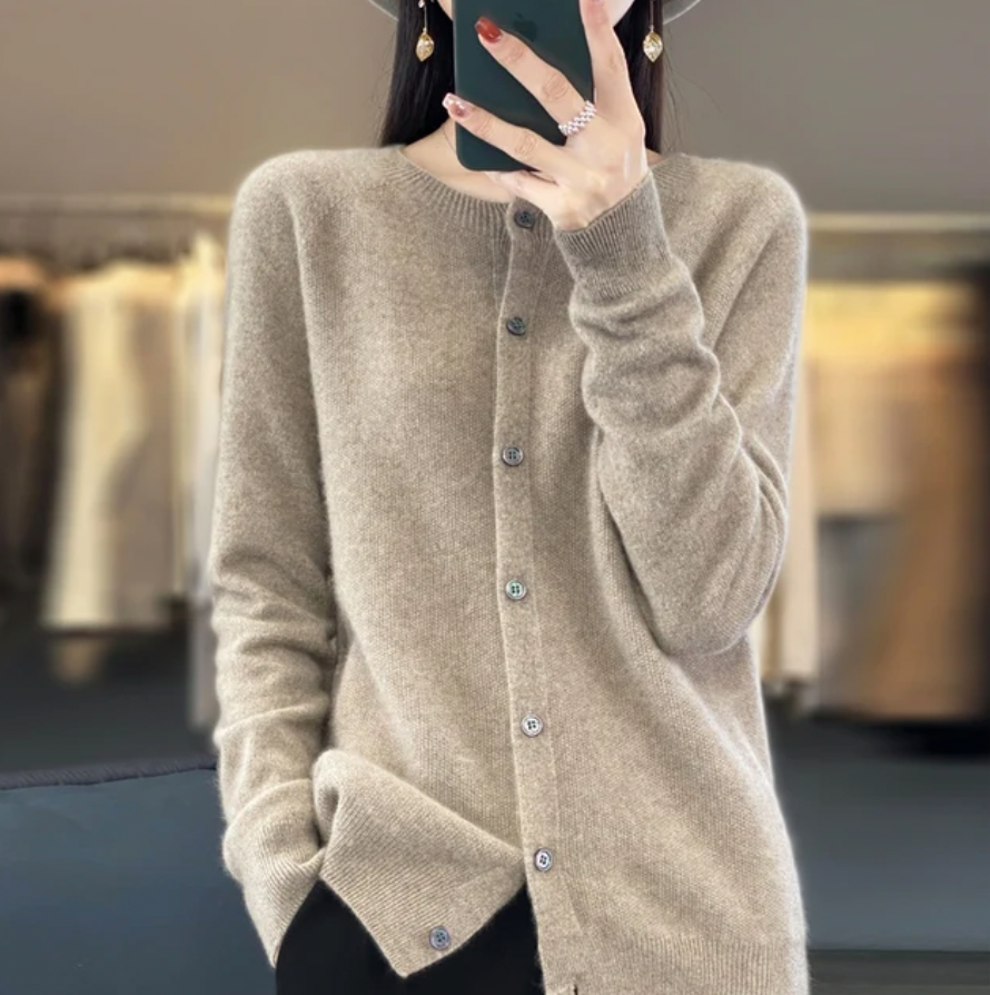 Leonie™ | Women's Merino Wool Cardigan