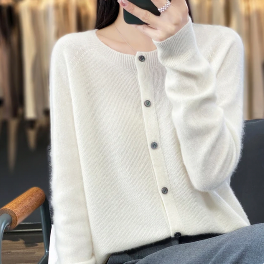 Leonie™ | Women's Merino Wool Cardigan