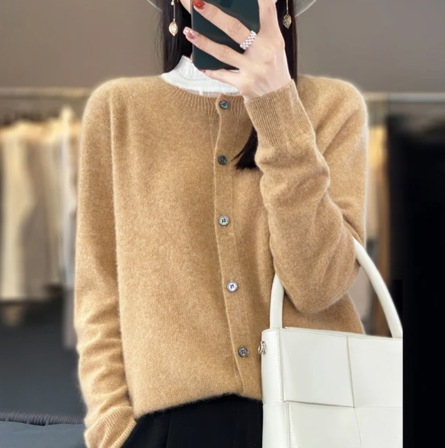 Leonie™ | Women's Merino Wool Cardigan