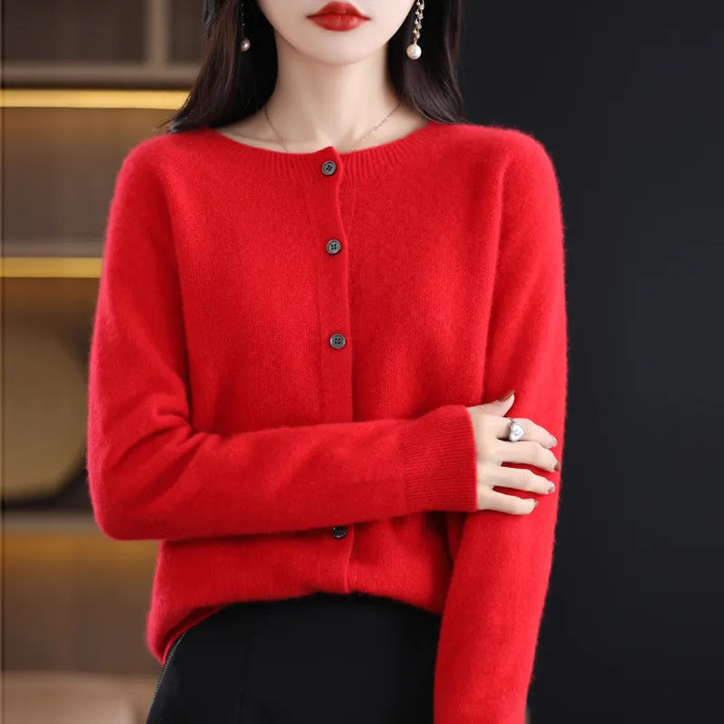 Leonie™ | Women's Merino Wool Cardigan