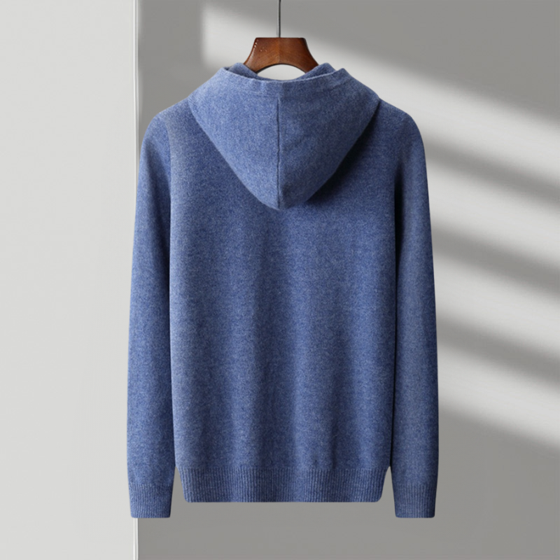 Morris™ | Men's Merino Wool Sweater with Hoodie