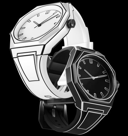 AstroSketch™ | Black & White Outline Watch