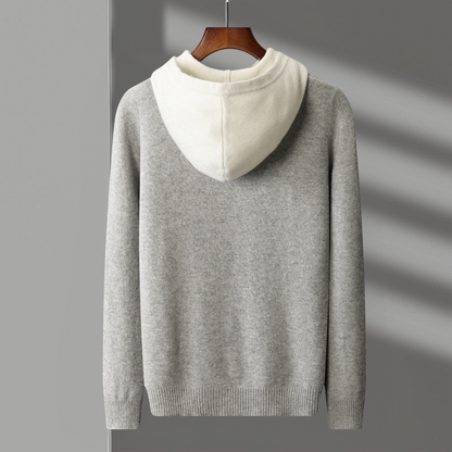 Morris™ | Men's Merino Wool Sweater with Hoodie