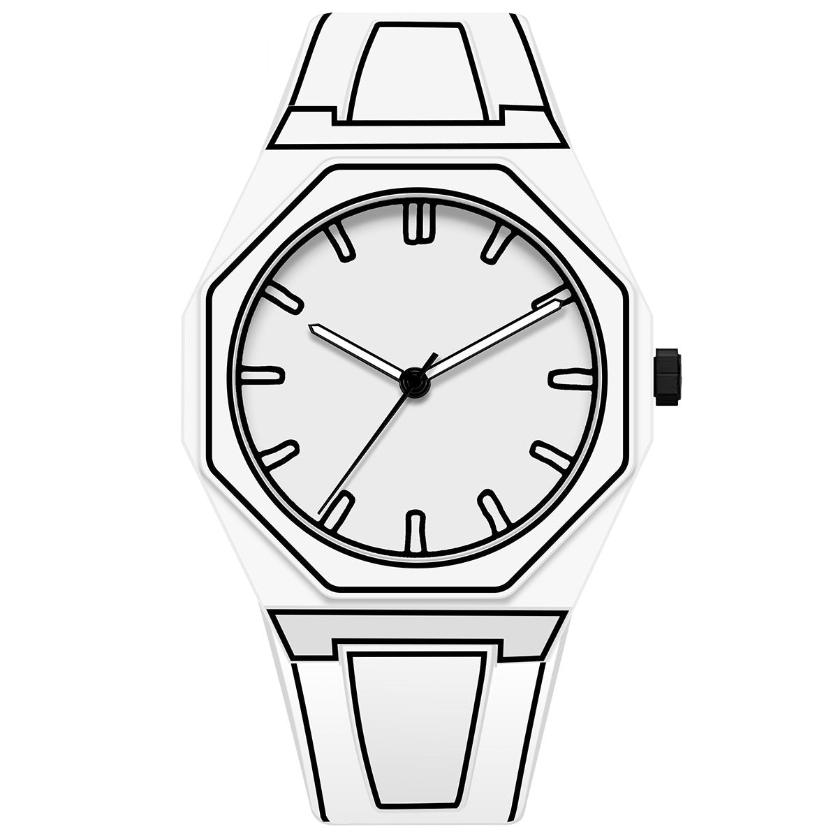 AstroSketch™ | Black & White Outline Watch