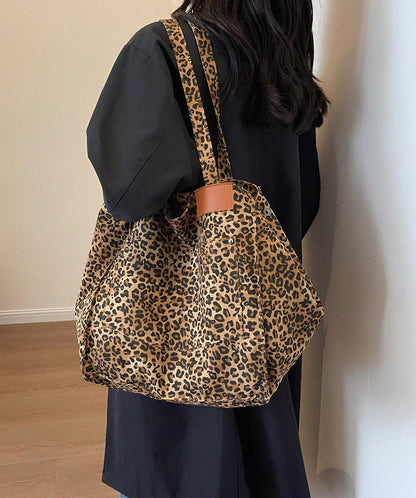 Sienna™ Large Leopard Canvas Tote Bag