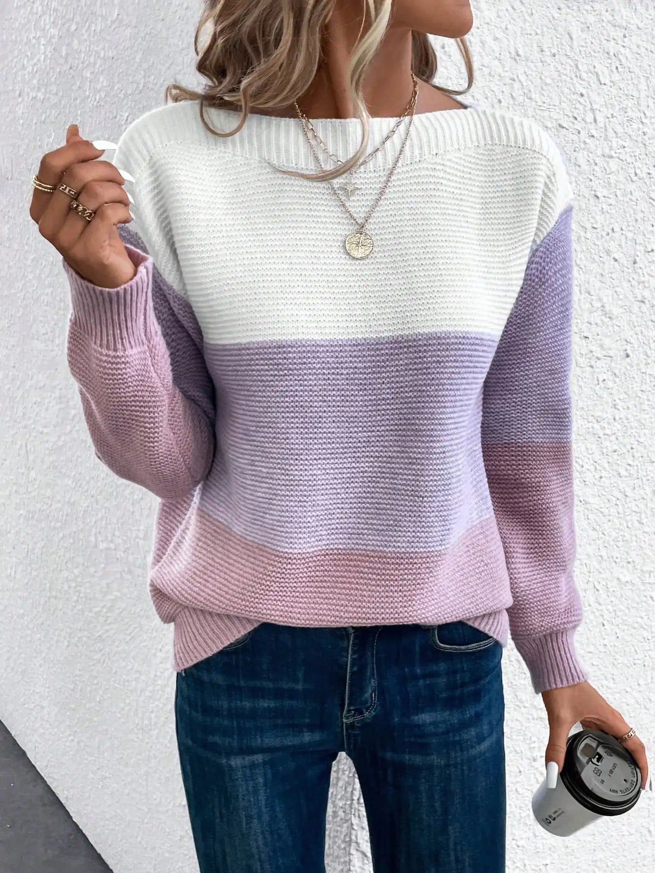 Luana™ | Women's Colour Block Sweater