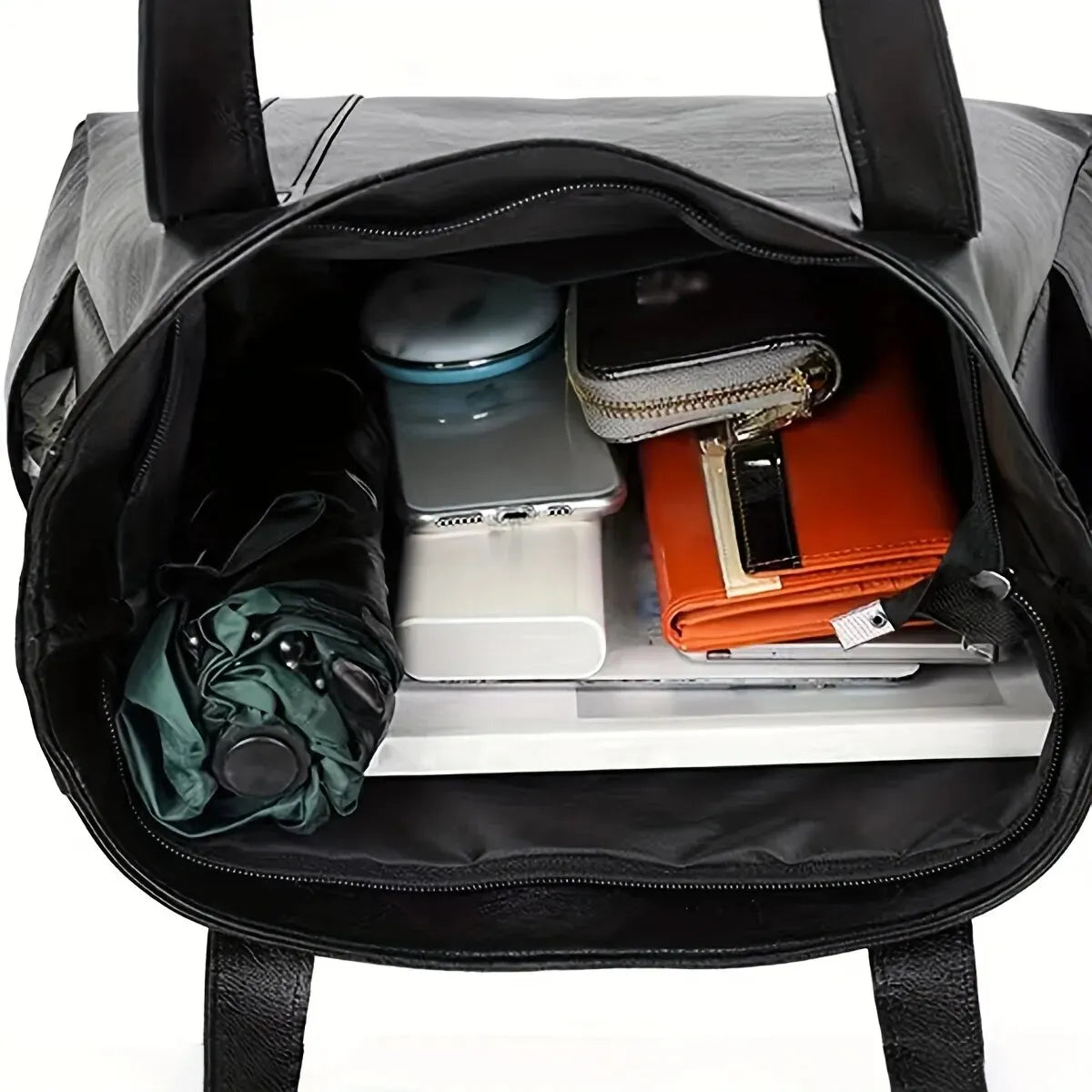 Anna's Vintage Vegan Leather Tote