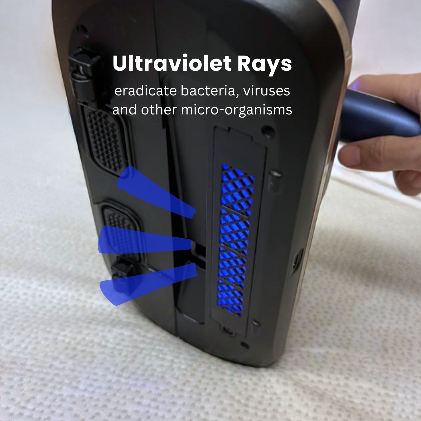 SlumberVac™ UV Handheld Vacuum