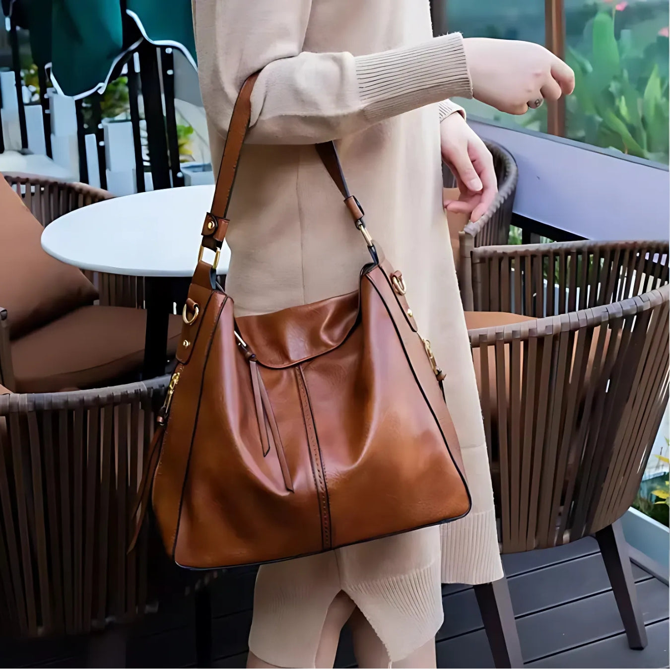 Ava™ | Luxury Hobo Handbag